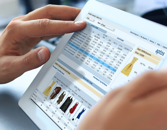 retail business intelligence on tablet