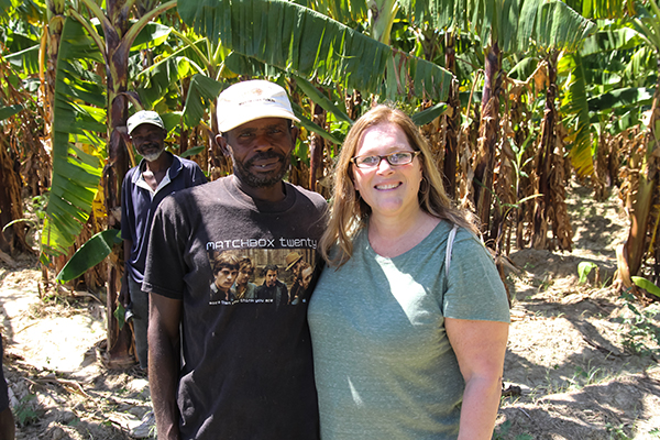 Diane volunteering with RetailROI in Haiti
