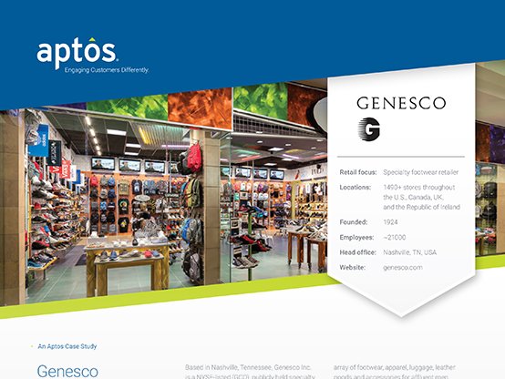 Genesco Streamlines Omnichannel Sales Data with Aptos Sales Audit