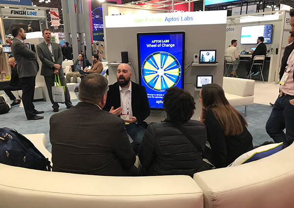 Aptos at NRF: Aptos Labs Wheel of Change Tuesday