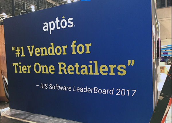Aptos at NRF: Number One to Tier One Wall