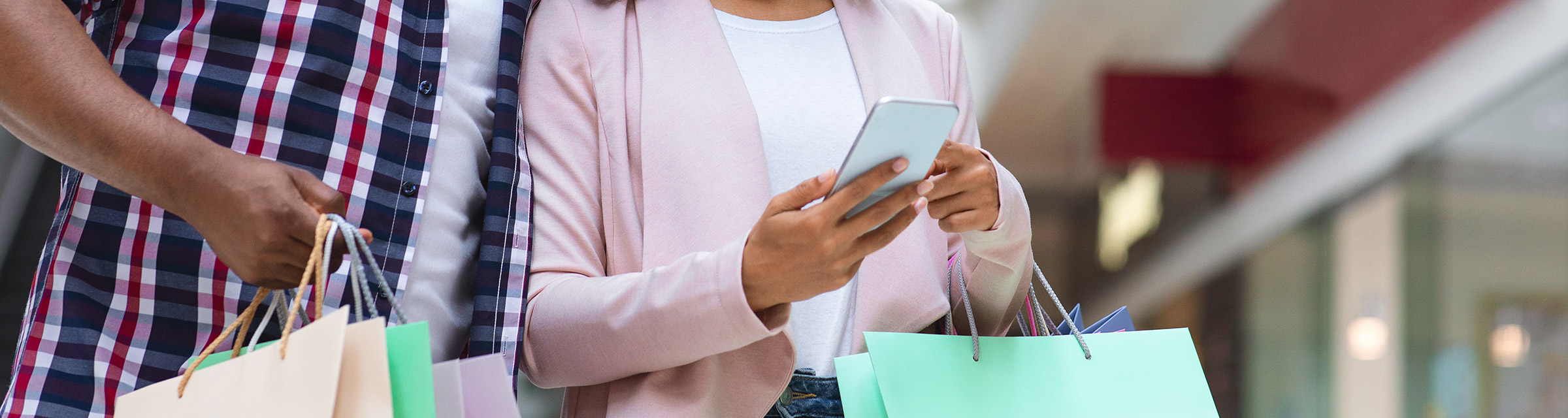 Shoppers using omnichannel