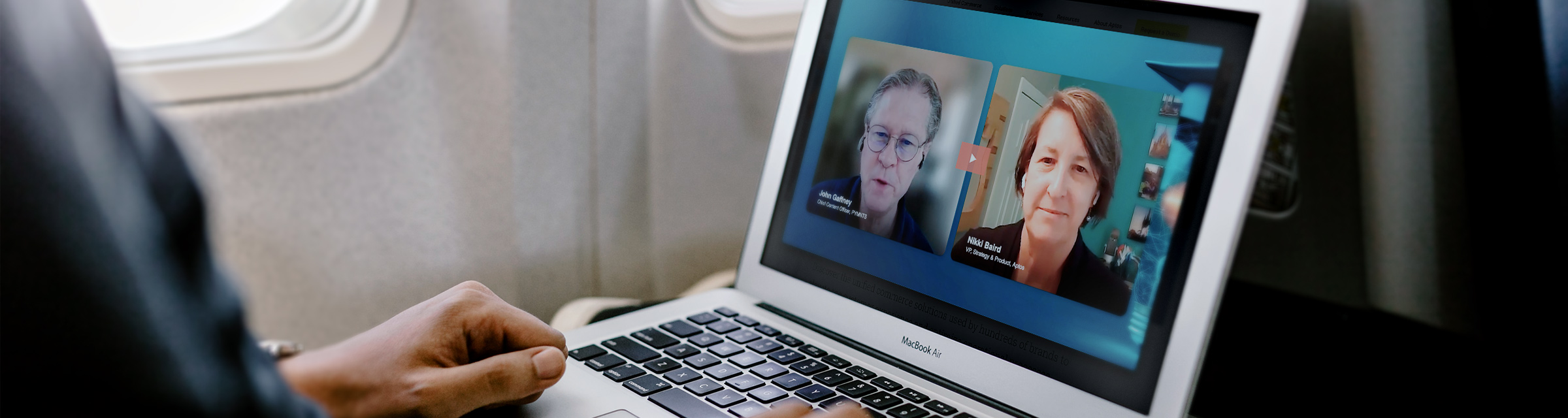 Unified Commerce Starts with Modern POS Webinar on Laptop